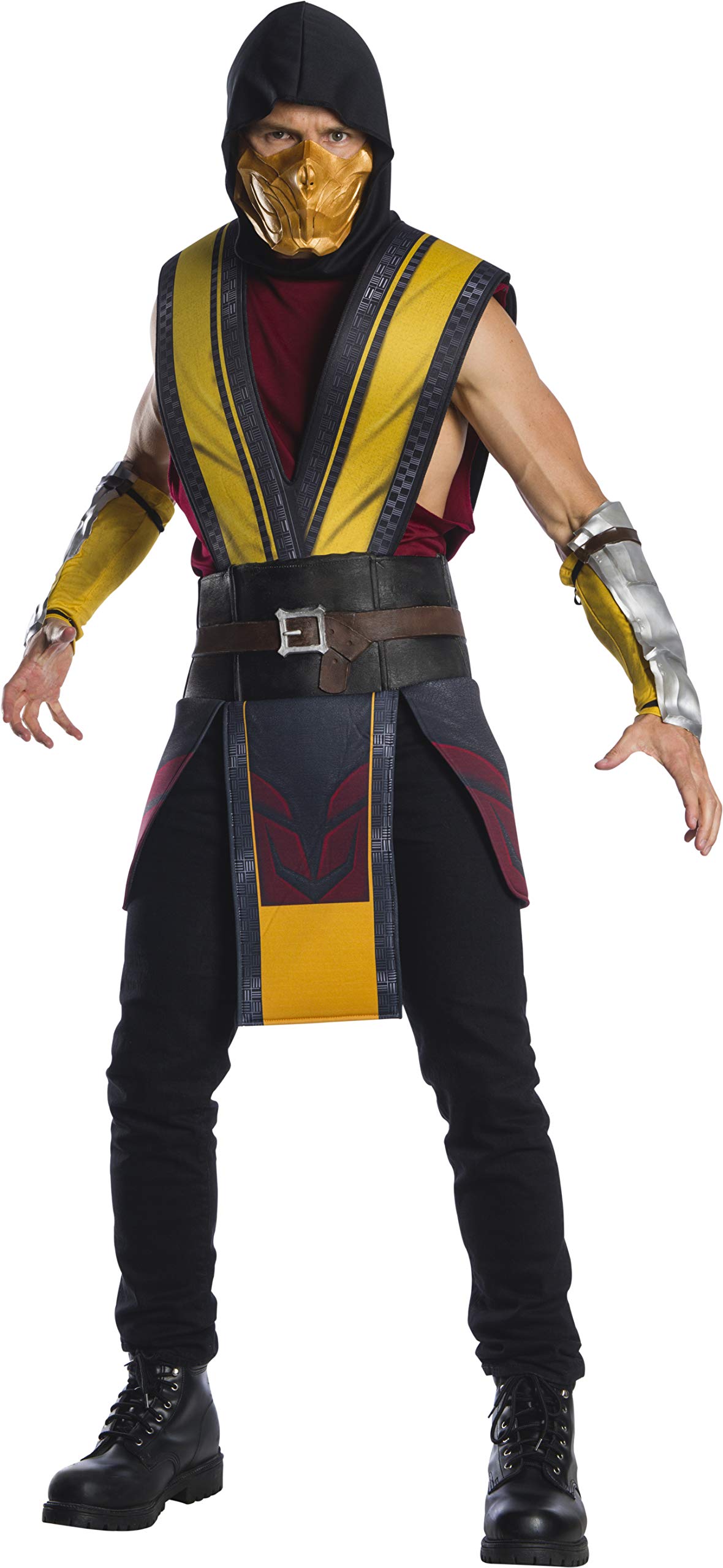 Rubie's Men's Mortal Kombat 11 Scorpion Adult Sized Costumes, As Shown, Default UK