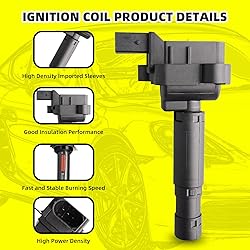 MOAUTO Set of 4 Ignition Coils Pack UF658