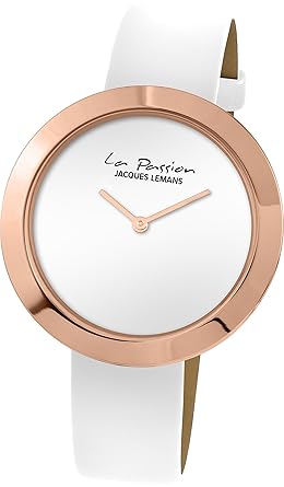 Jacques Lemans LP-113C La Passion Analogue white Dial Watch for Women, Girls