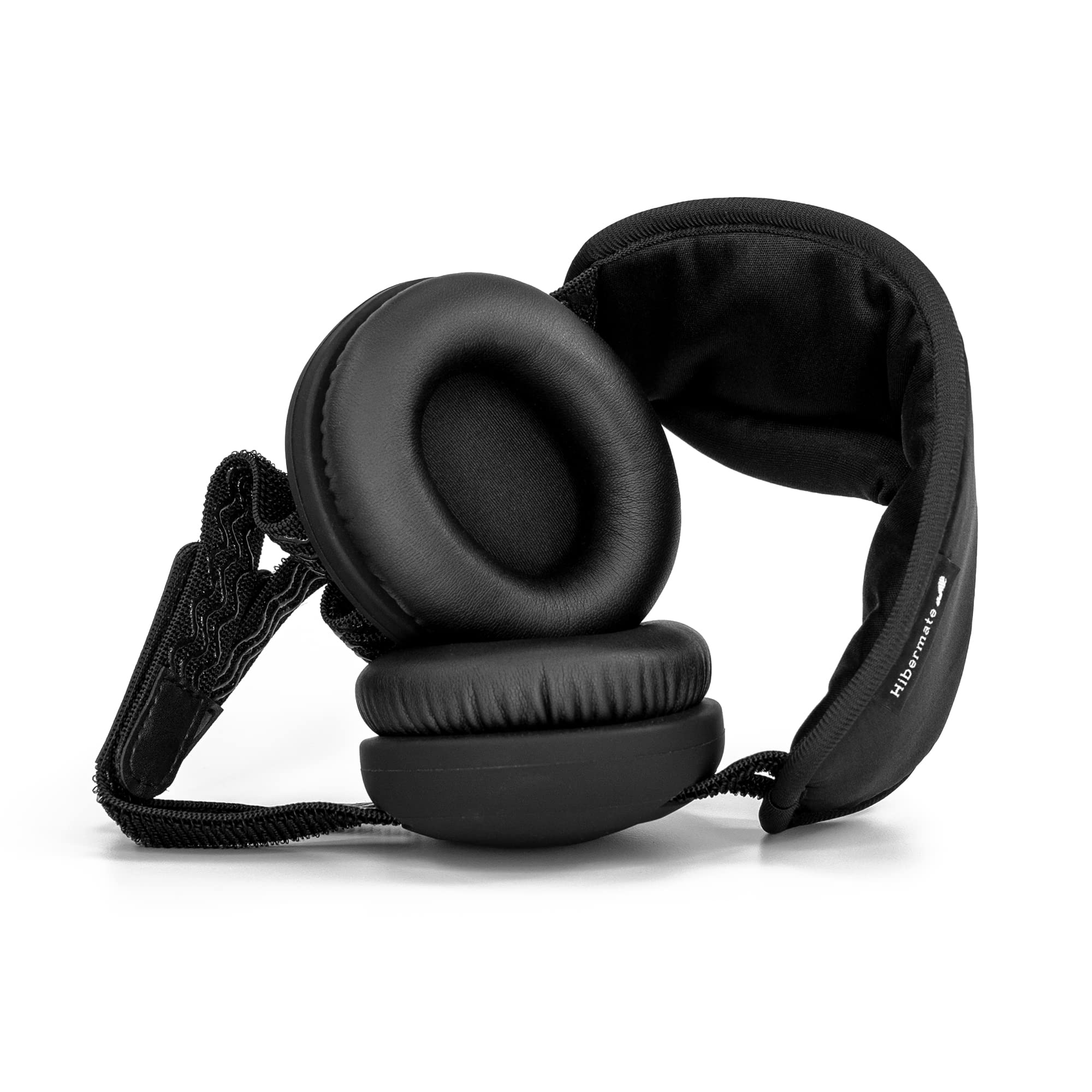 Hibermate Ear Muffs for Sleeping. Luxury Eye Mask with Ear Muffs for Sleep. Dampens Sounds in Noisy Environments, from Snoring, or While Travelling.