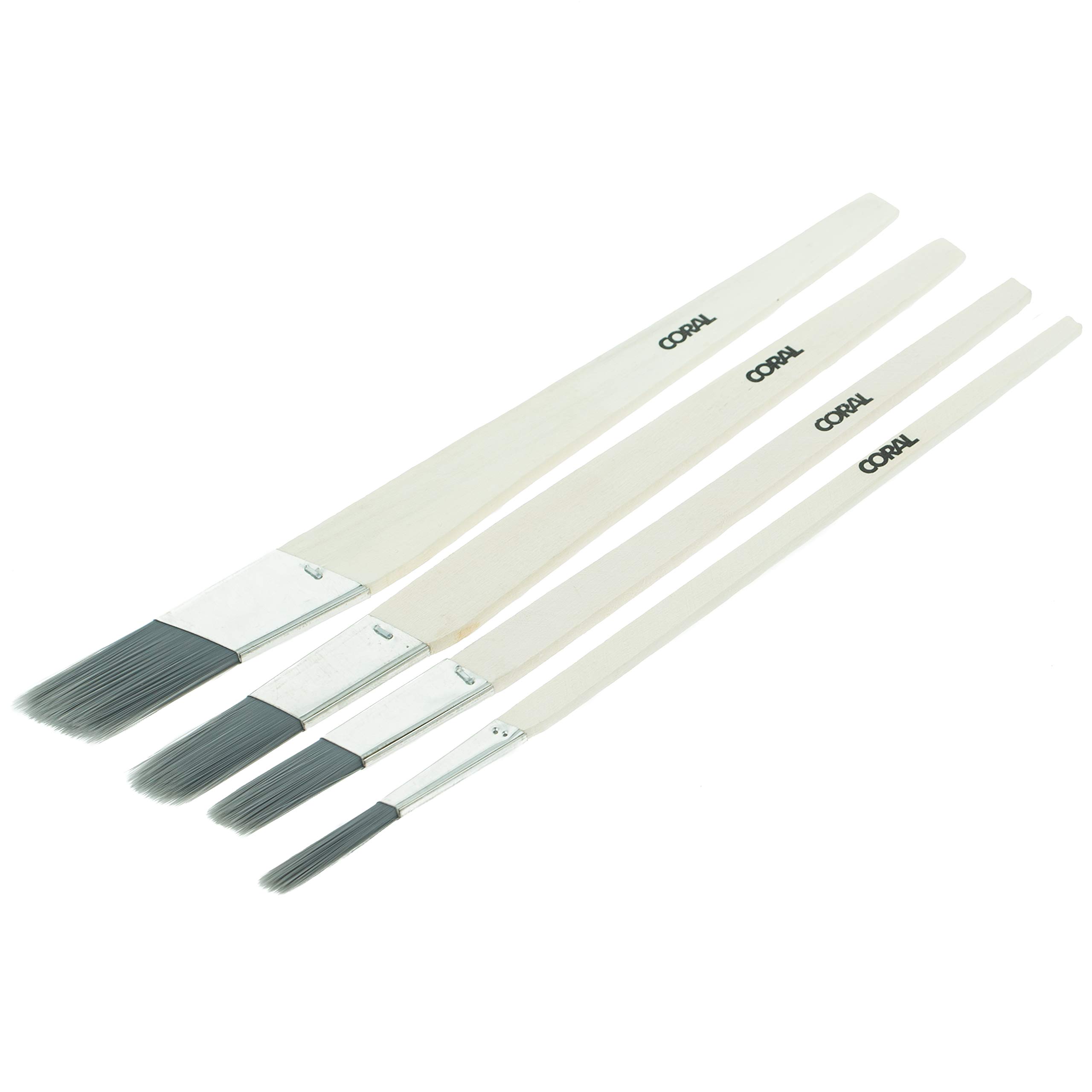 Coral Precision Lining Fitch Brushes 4-Set