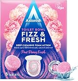 Astonish Toilet Cleaning Foam Action Tabs Pink Peony 8 Tablets view 1