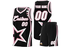 Personalized Basketball Team Uniforms Custom Jerseys and Shorts Printed Text Number for Youth Men and Women