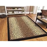 Cheetah print rug