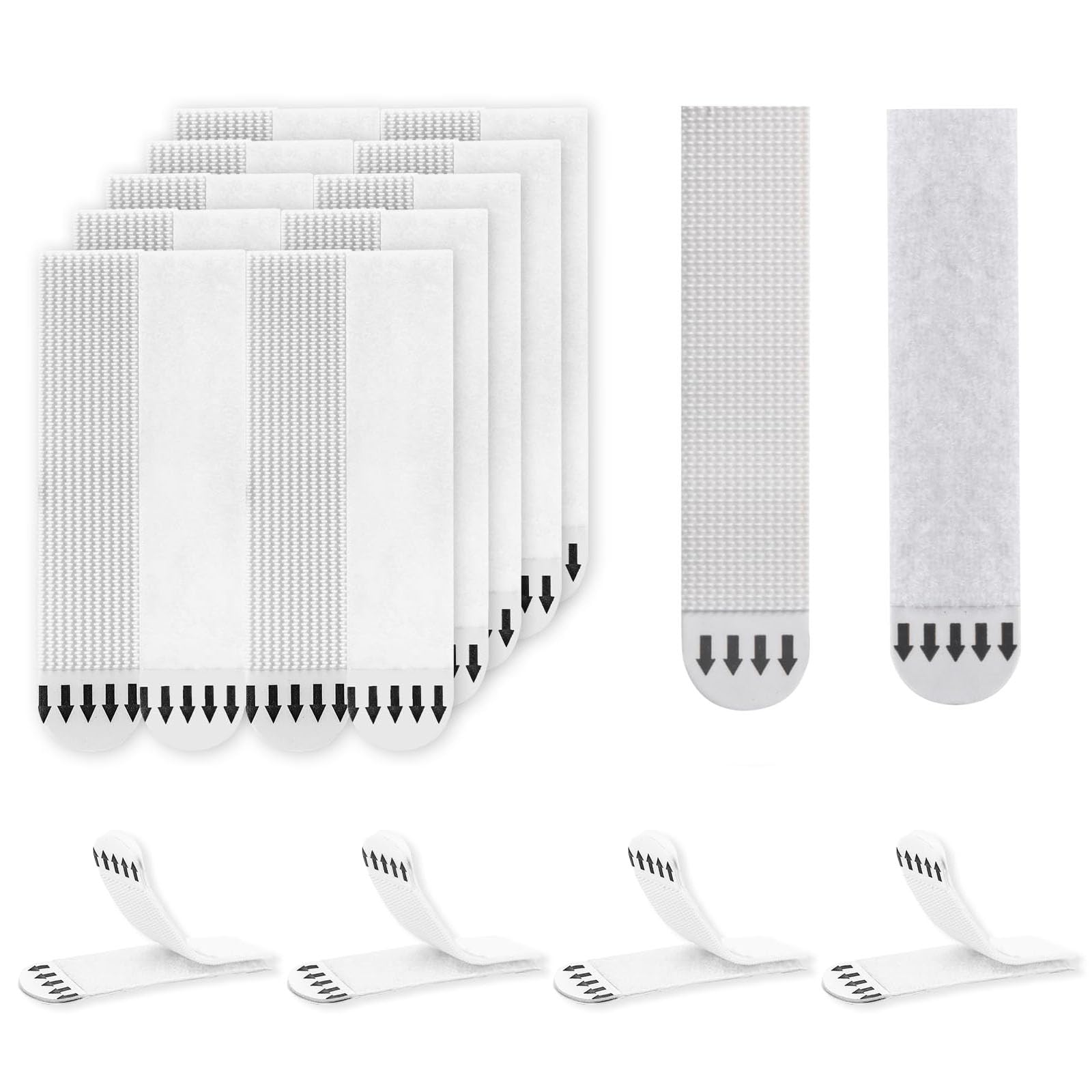 24 Pairs/ 48pcs Picture Hanging Strip, Picture Hanging Strips, No Nails Picture Hanging Strips for Frame Hanging, Picture Hanging Strips for Frame Hanging and Christmas Decorations