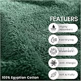 GC Gaveno Cavalia 8 Piece Egyptian Cotton Towel Set Green view 5