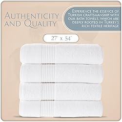 MAURA Basics Performance Bath Towels 100% Turkish