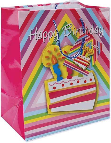 Amazon Co Jp ギフト袋 10 1 2 X 5 3 8 13 誕生日ケーキ ホーム キッチン