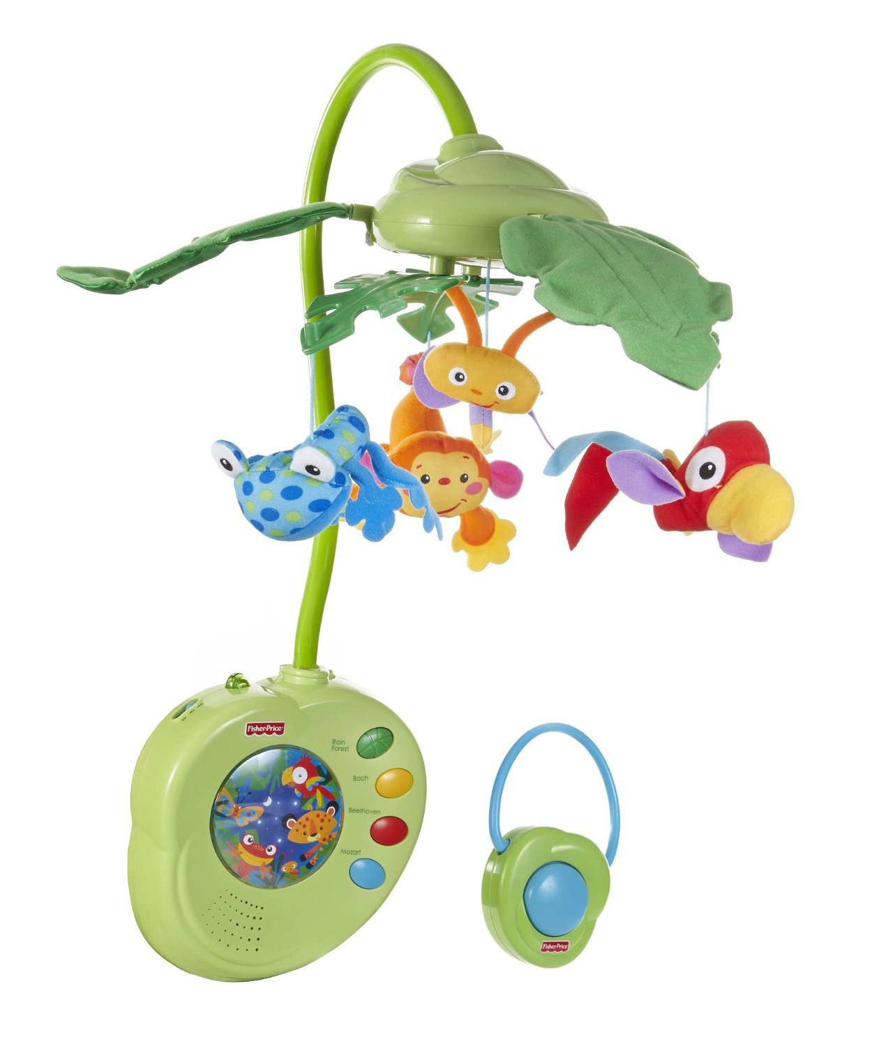 Super Saturday Fisher Price Rainforest Peek A Boo Leaves Musical Mobile