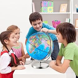 VEVOR Illuminated World Globe with Stand, 9