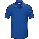 Red Kap Mens Short Sleeve Performance Knit® Pocketless Core Polo