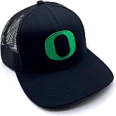 Oregon Classic Mesh Trucker MVP Baseball Hat Black/Green Adjustable Structured Primary Team Logo Snapback Embroidered Sports Ball Cap
