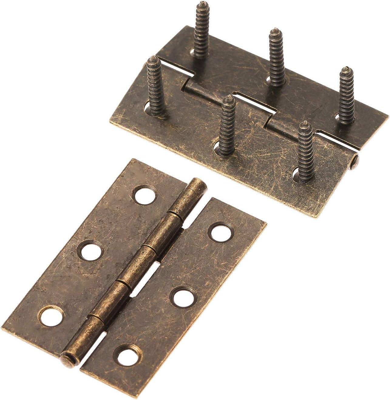 ASDJLK Scharnier 2 Stücke 65x40mm Antike Bronze Möbel