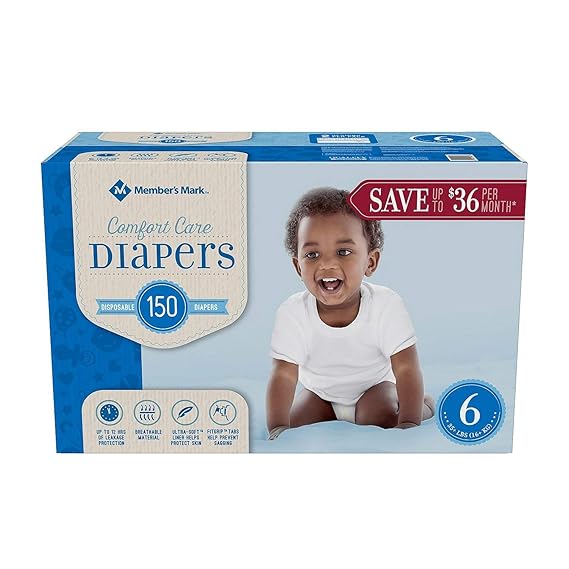 sam's club luvs diapers size 6