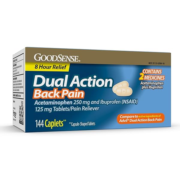 GOODSENSE DUAL ACTION ACETAMINOPHEN AND IBUPROFEN (NSAID) TABLETS,...