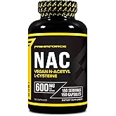 Primaforce NAC Vegan N-Acetyl L-Cysteine Supplement (600 mg) 150 Capsules