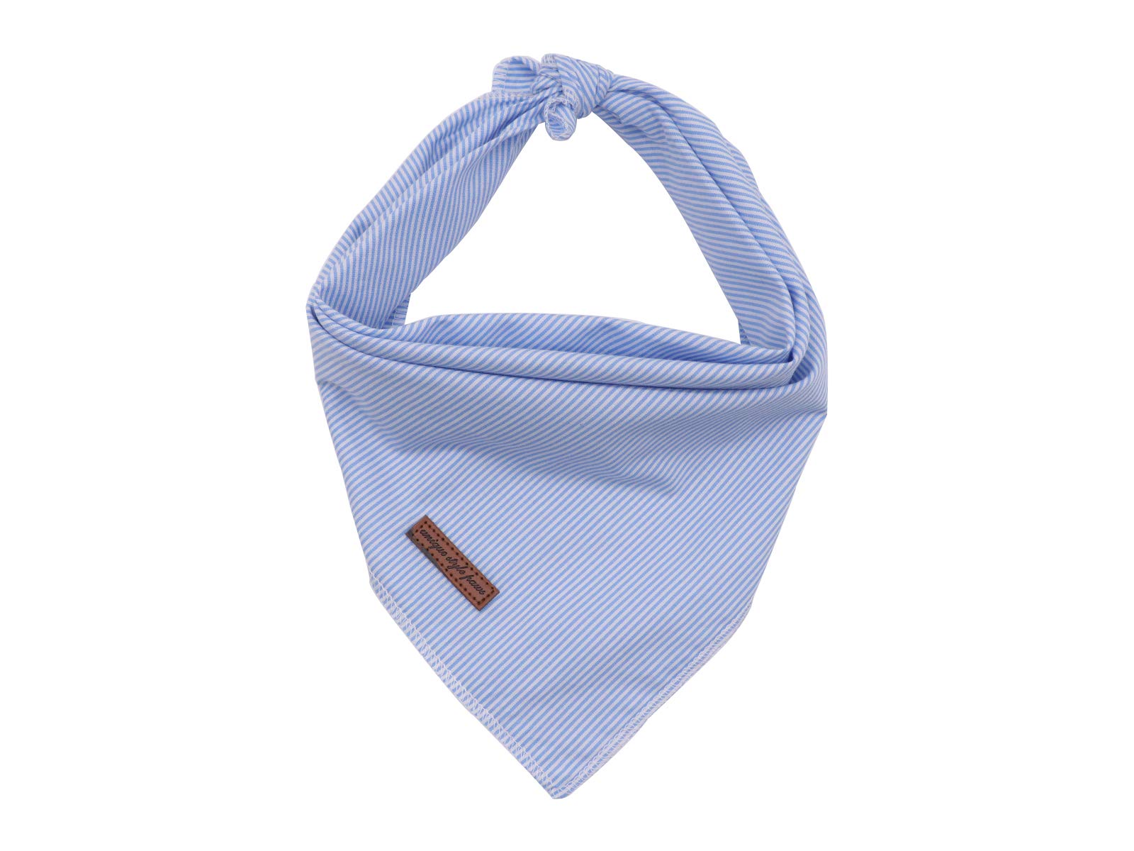 Unique Style Paws Washable Cotton Neck Triangles Dog Scarf For Small Medium Dogs And Cats, L, Striped — image 1