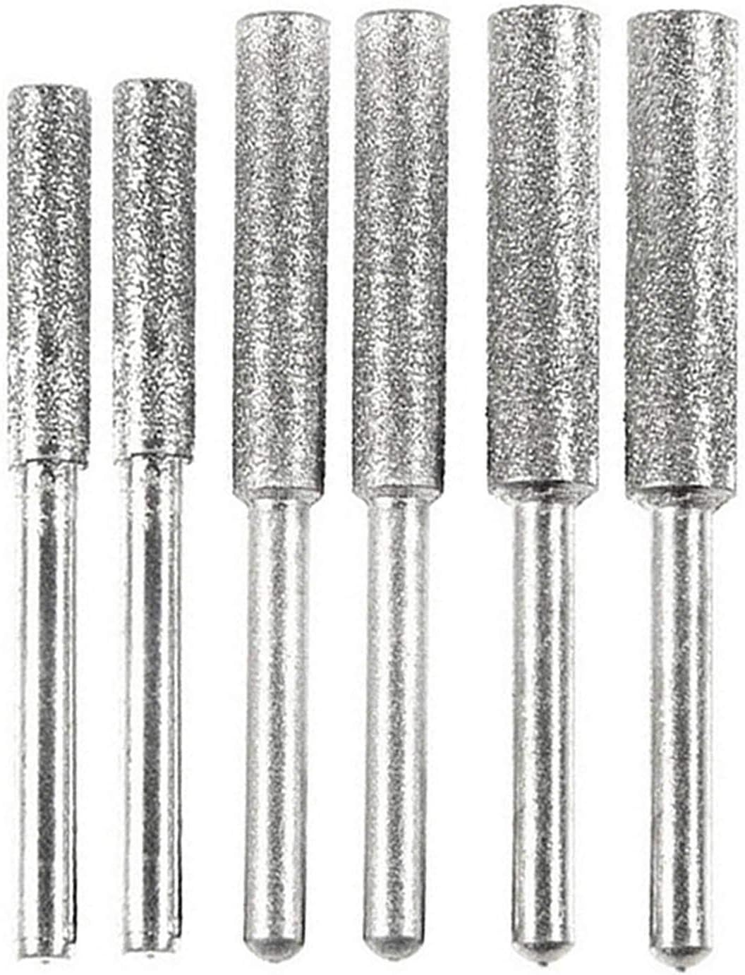 JONMON Burr Grinding Stone File - 6Pcs 3mm Shank 5/32