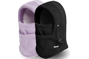 OLIUMT Kids Balaclava Ski Mask Heavyweight Fleece Face Cover Warmer for Cold Weather Windproof Winter Hat Balaclava for Boys Girls