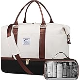 LOVEVOOK Travel Bag Weekender Bags for Women, Carry on Overnight with Shoe Compartment,Duffle with Laptop Pocket,Hospital Bag for Labor Delivery,Gym Tote with Toiletry