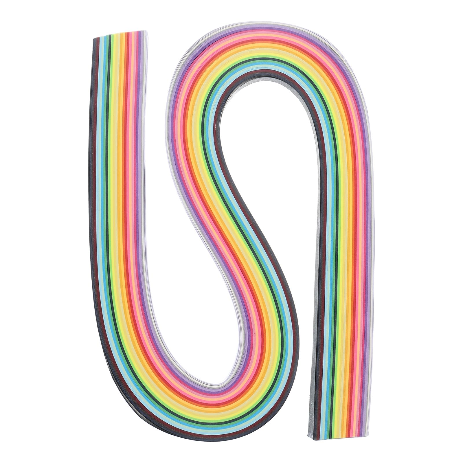 PATIKIL 160pcs Quilling Strips Paper 3/8"(10mm) 54cm Origami Paper Quilling Strip for Art DIY Hand Craft Christmas
