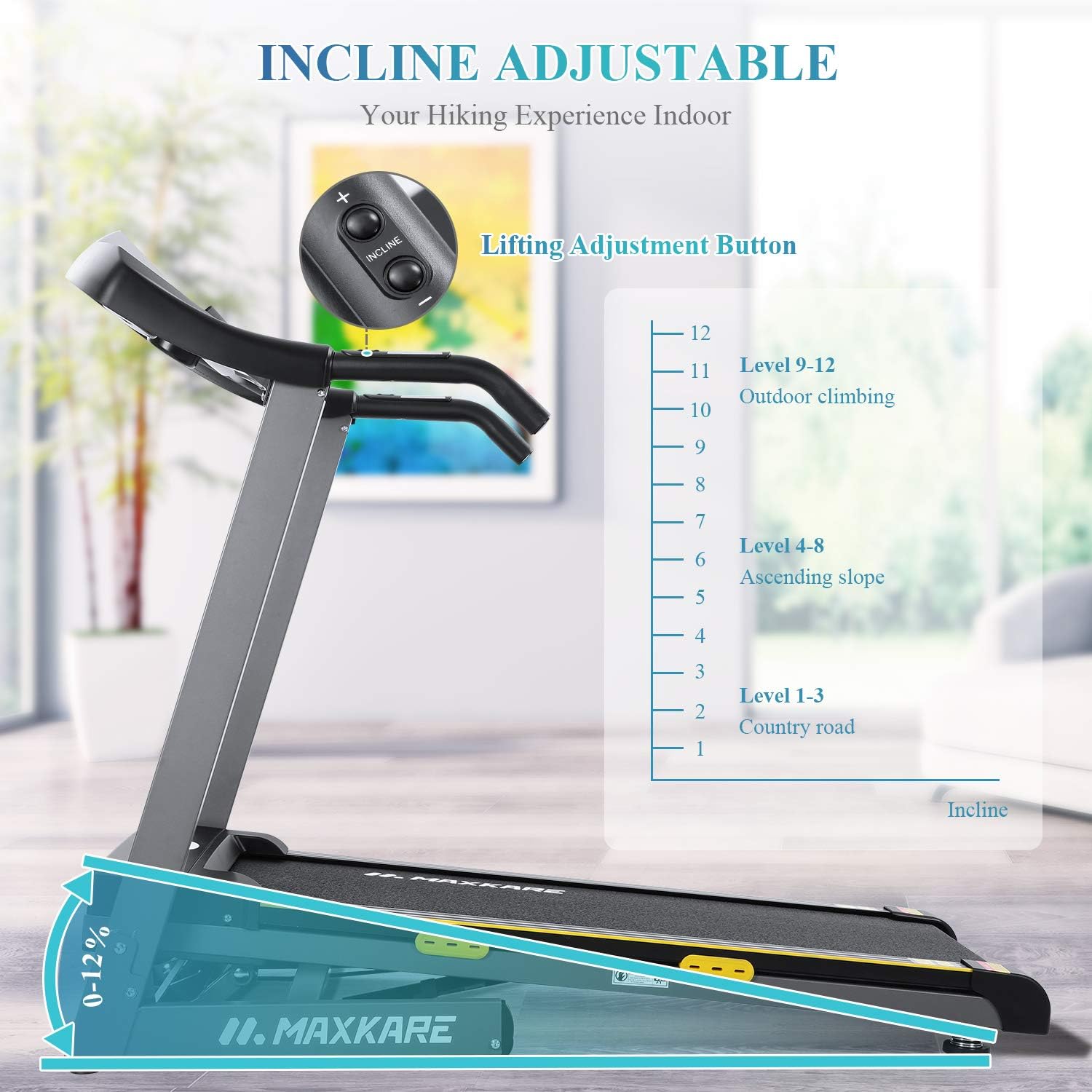 maxkare compact treadmill