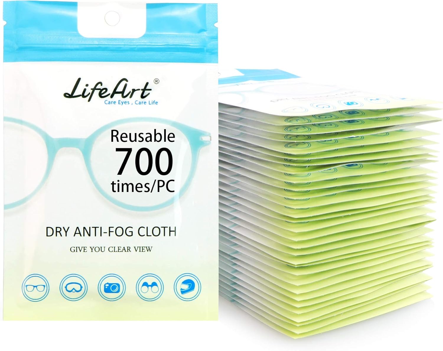 30 Pack AntiFog Wipe, Eyeglasses Cleaning Cloths, Cleaning Wipe for