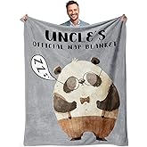 VZITSQS Christmas Uncle Blanket Gifts,Uncle Gifts,Gifts for Uncle,Uncle Gifts from Niece Nephew,Birthday Gift for Uncles,Best Gift for Uncles,Gifts for Uncles Christmas Blanket 50"x60"