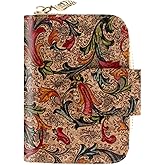 boshiho Vegan Cork Wallet, Women’s Purse Slim Zipper Design with Card Holder Coin Pocket Purse Eco-friendly Vegan Gift