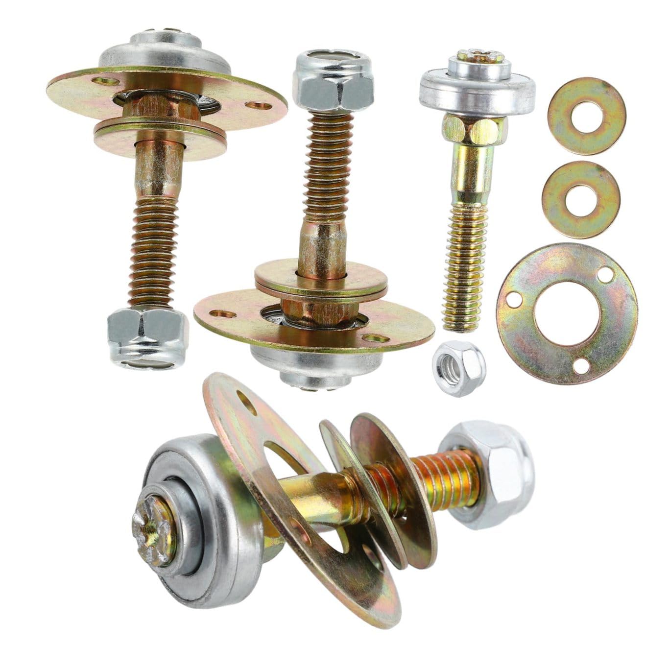 DOITOOL Gaming Chair Accessories 4pcs Rocking Chair Hardware Rocking Chair Bearing Connecting Pieces Furniture Accessories Furniture Connecting Fittings M8x55mm Furniture Bolts
