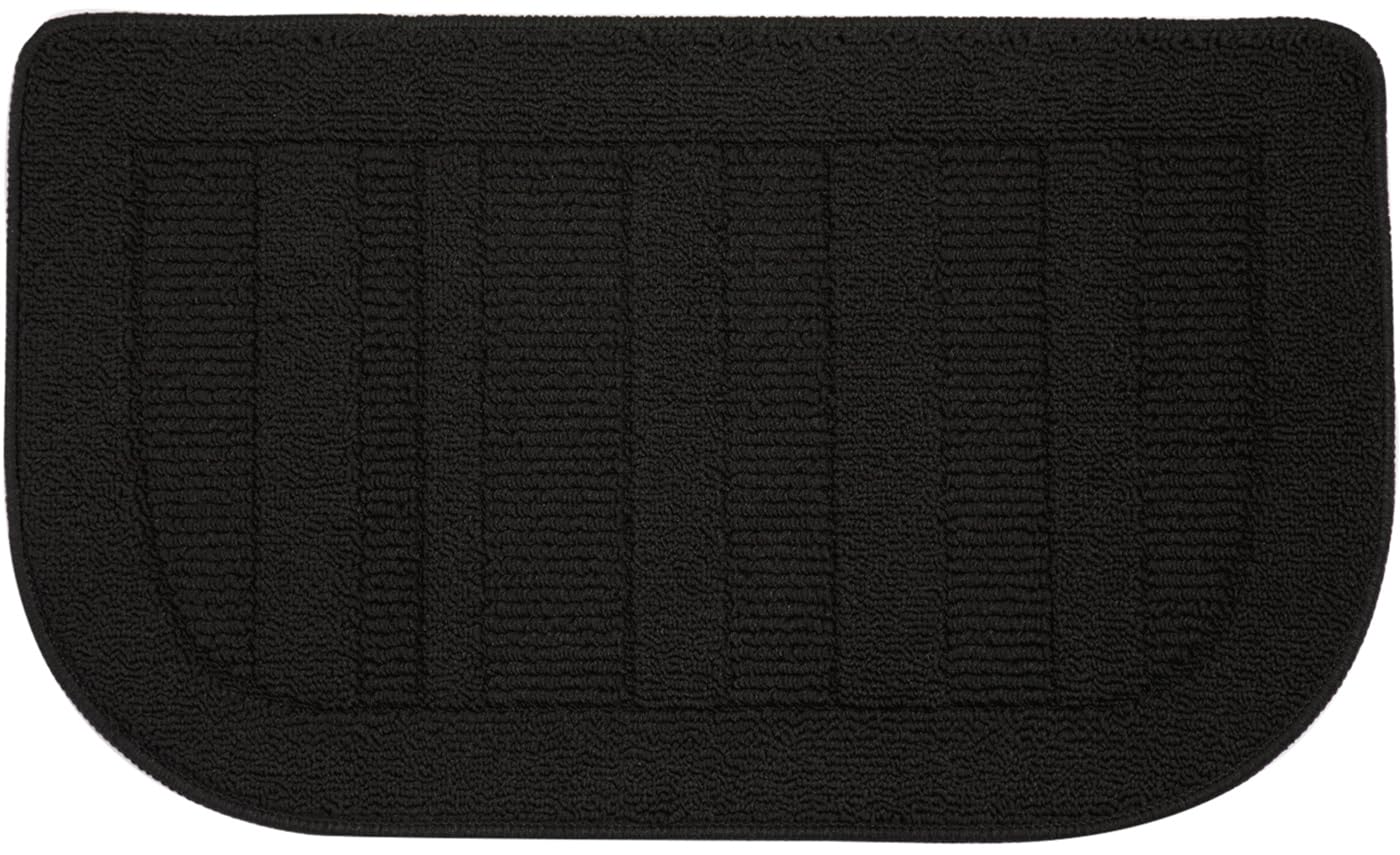 Photo 1 of BEQHAUSE 30x18 Inch Kitchen Rug Mats, Durable Anti-Slip Absorbent Dirt-Resistant Kitchen Rug Pet Mat Machine Washable (Black)