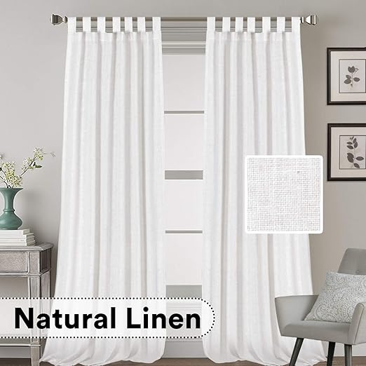 Amazon Com H Versailtex Natural Effect Extra Long Curtains Made