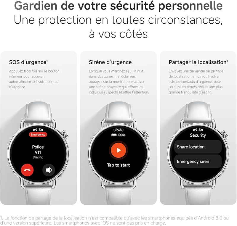 Watch S4 41 mm, Montre connectée 32 g, HyperOS 3, Sable — photo 6 sur 8