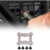 IAG Stainless Steel MOLLE Panel Bottle Opener, Universal Fit | 18-gauge stainless steel, mounts to any MOLLE panel, installs in minutes, black oxide hardware