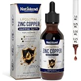 Liposomal Zinc Picolinate 30mg Copper Selenium Liquid Drops for Adult &amp; Kid | Plus Vitamin C,B,D3K2,Magnesium, Zinc Supplement for Women &amp; Men, Immune, Mineral Balance Support, Vegan,Strawberry,2 FL OZ