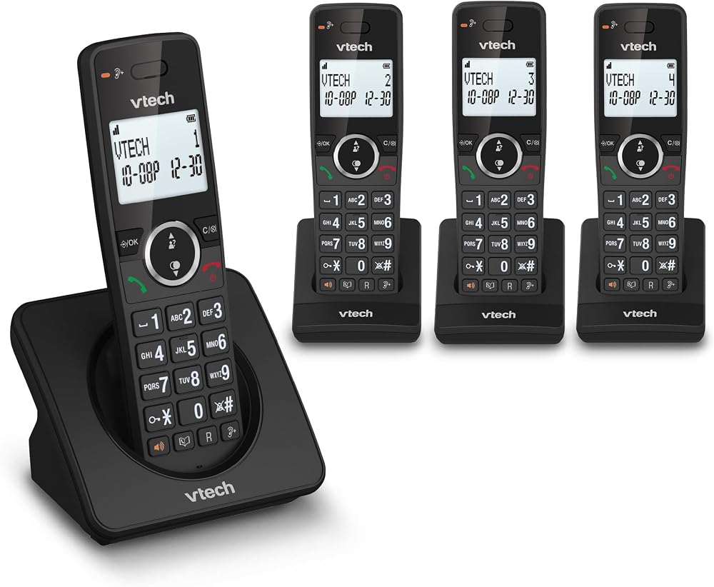 VTech ES2003 Cordless Phone with Nuisance Call Blocker 4 Handsets DECT