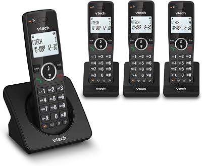 VTech ES2003 Cordless Phone with Nuisance Call Blocker 4 Handsets DECT