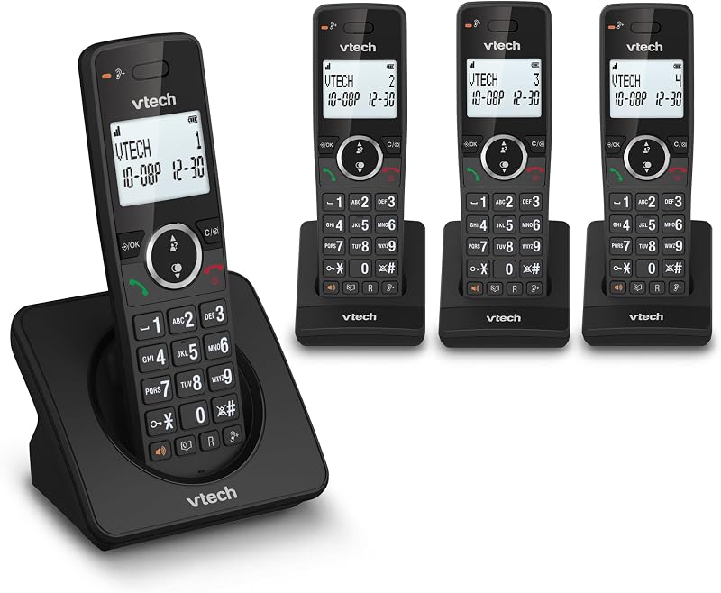 VTech ES2003 Cordless Phone with Nuisance Call Blocker 4 Handsets DECT