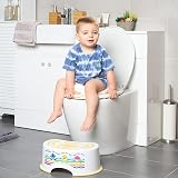 Baby Shark Toilet Training Seat White with High Back and Carry Handle view 5