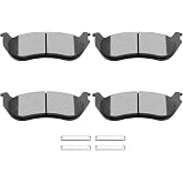 SCITOO D881 Rear Ceramic Brake Pads Sets | Fit For Ford For Explorer 2002-2005,For Mercury For Mountaineer 2002-2005
