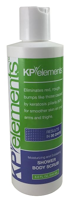 KP Elements Body Scrub - Keratosis Pilaris Treatment - Clear up Red Bumps on Your Arms and Thighs by combining this KP Scrub with Our KP Treatment Cream (1)