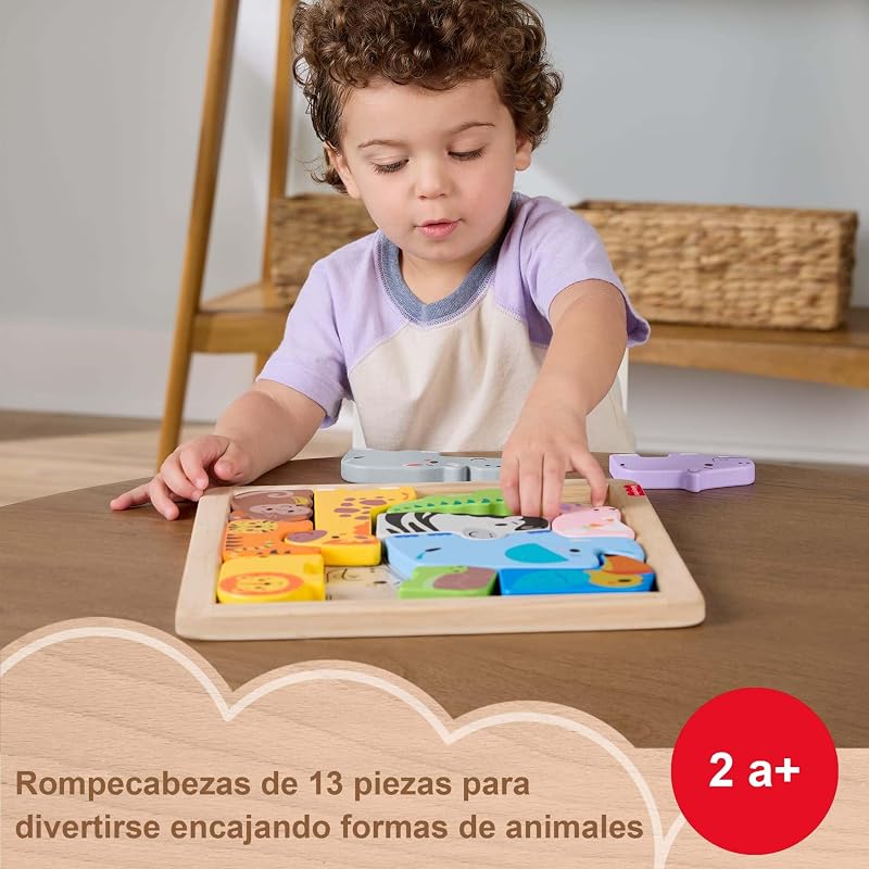Puzzle de Animales de Madera