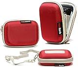 Navitech Red Hard Water Resistant Case/Cover