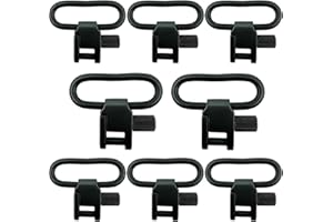 GGYOU Metal 1 inch Sling Swivels with Screws 2 Point Sling Attachment Clips