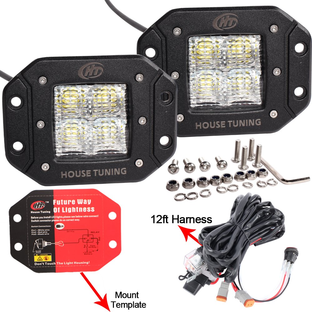 House Tuning 40W Backup LED Light,LED Pods Reverse Light