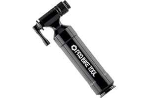 Pro Bike Tool CO2 Inflator with Storage Cartridge Quick, Easy and Safe for Presta and Schrader Bicycle Tyre Pump for Road and