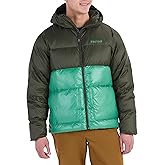 MARMOT Men's Guides Down Hoody Jacket, Rosin Green/Clover, Large