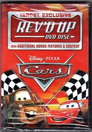 Amazon Com Cars Disney Pixar Target Exclusive Rev D Up Dvd Disc With Addional Bonus Features Content Movies Tv