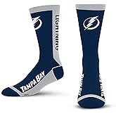 For Bare Feet MVP Crew Sock NHL Large