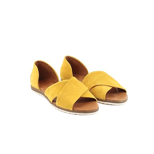 Apple of Eden CHIUSI 23 - Damen Schuhe offene Schuhe - Yellow
